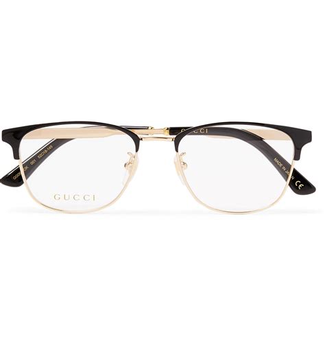 black and gold gucci eyeglasses|gucci men prescription glasses.